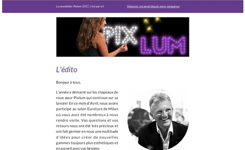 2017 - 04 Avril - Newsletter (Fr)